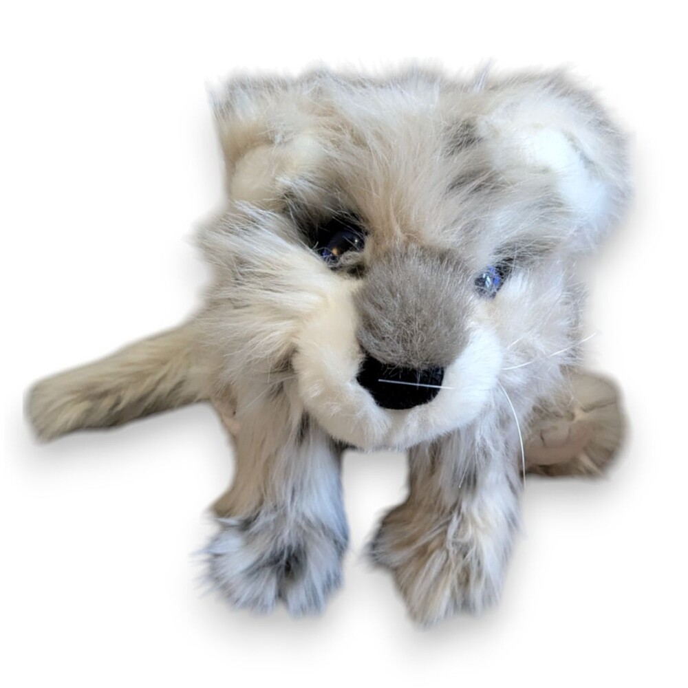 Folkmanis Snow Leopard Cub Hand Puppet Plush Stuffed‎ Animal
